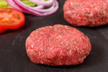 Load image into Gallery viewer, Australian Wagyu Burger Patties 1/3 lb Wagyu burgers. Twelve 5.3 oz burgers. 4 pounds total. Shipping included. $119.95.