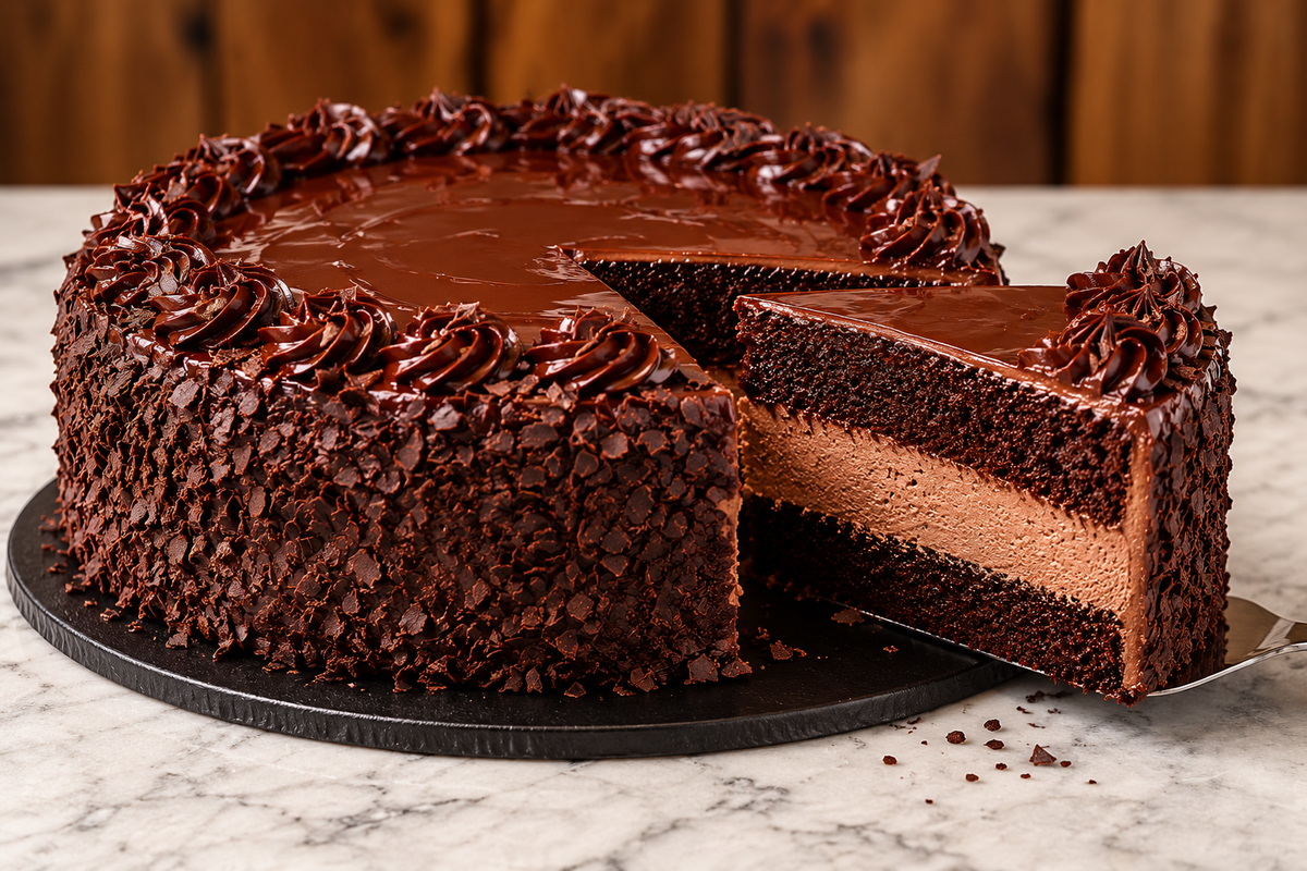 Mercy's Whole Chocolate Mousse Cake — 10 Inch.