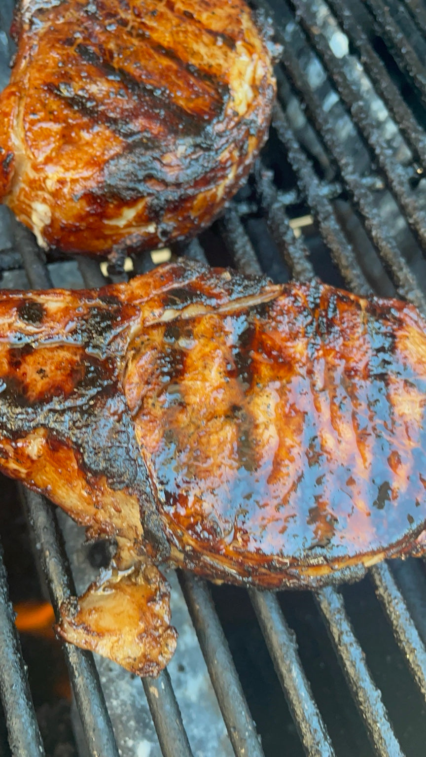 Double-Thick Duroc Cowboy Pork Chops