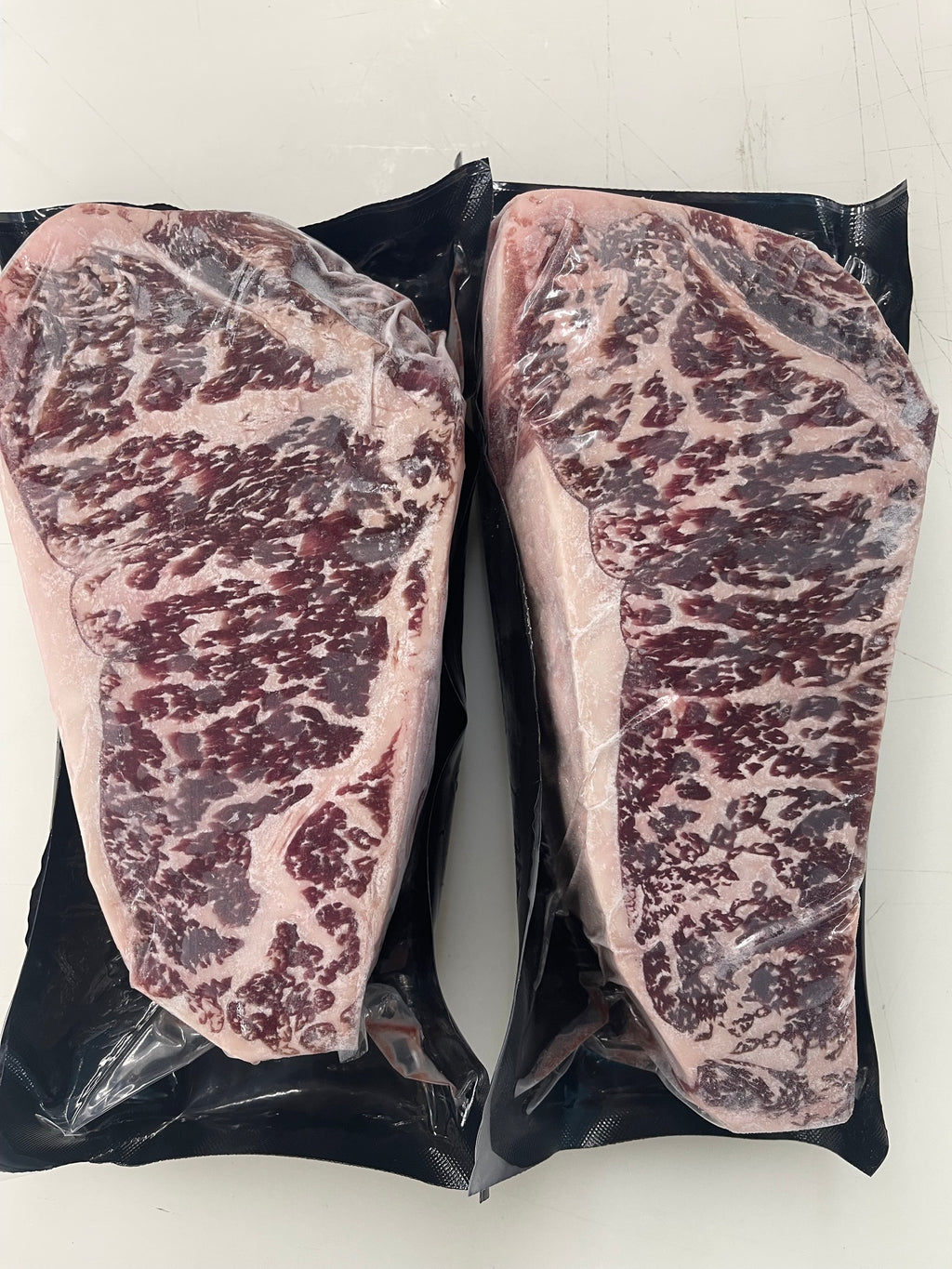 Australian Wagyu New York Strip | Two 20 oz Steaks | BMS 8-10 | Wagyu Steak Company