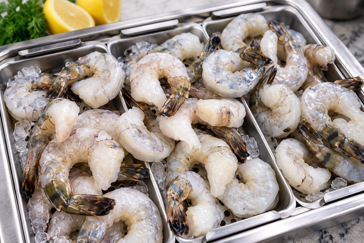 Tiger Prawns — 8/12 Count, Peeled & Deveined