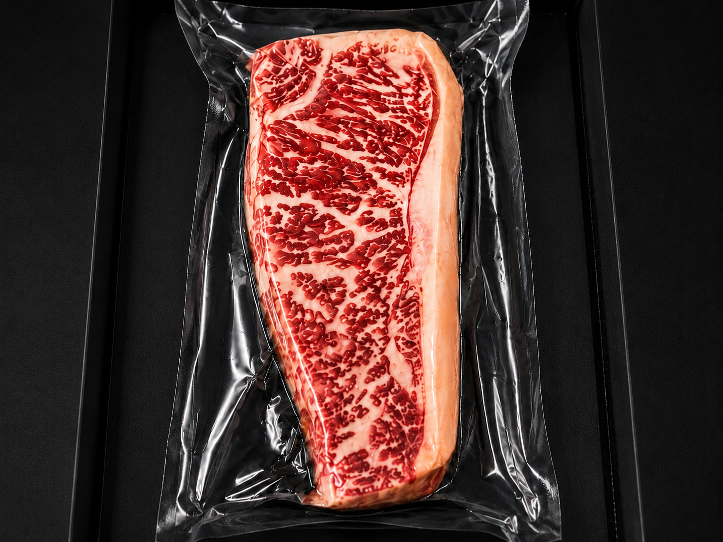 Vacuum Sealed Australian Wagyu New York Strip 8-10 BMS premium steak