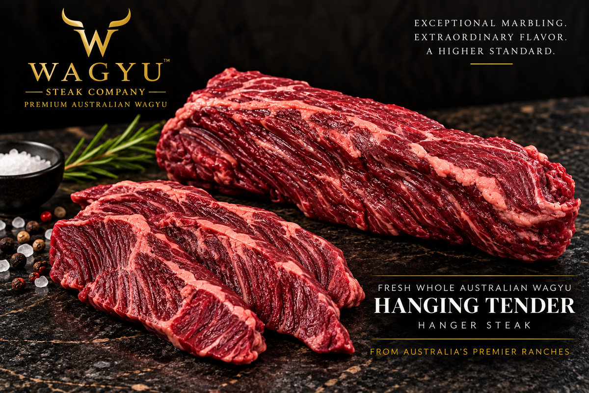 Fresh Whole Australian Wagyu Hanging Tender — Approx. 4.5 lb