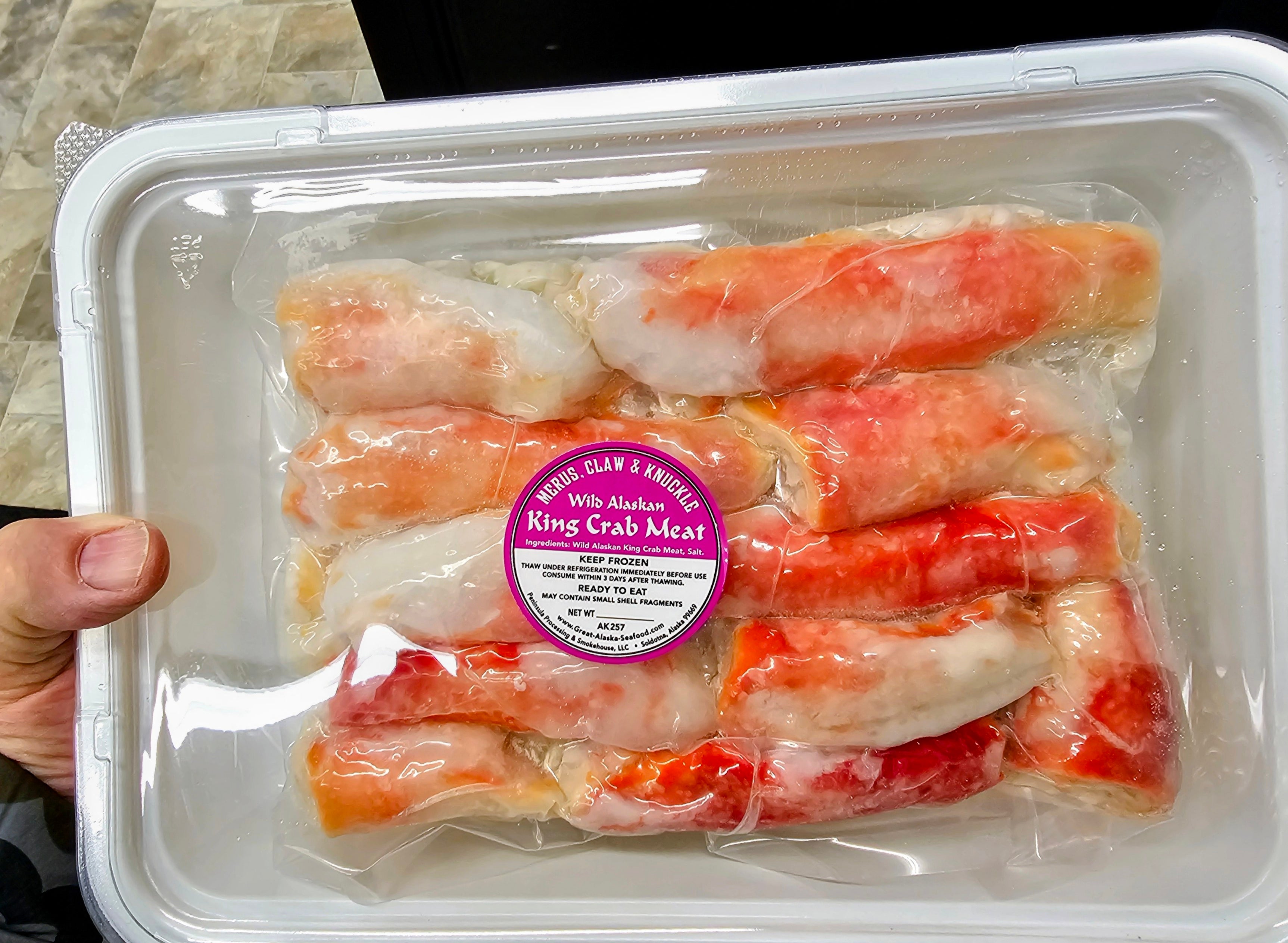 Red King Crab Meat – Fully Cooked & Ready to Eat - Premium Wild-Caught King Crab – 2.5 lb Pack