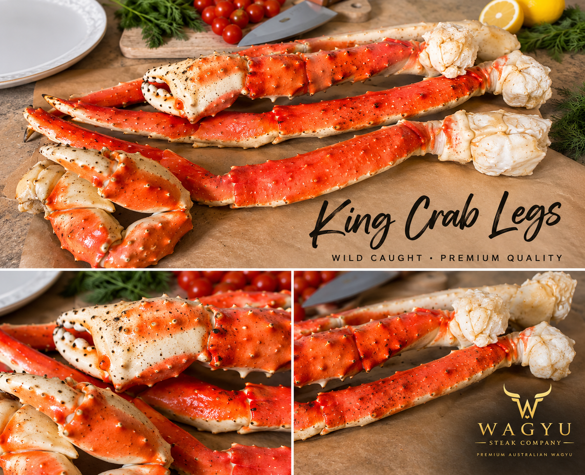 World Class Giant King Crab Legs — Sold by the Pound