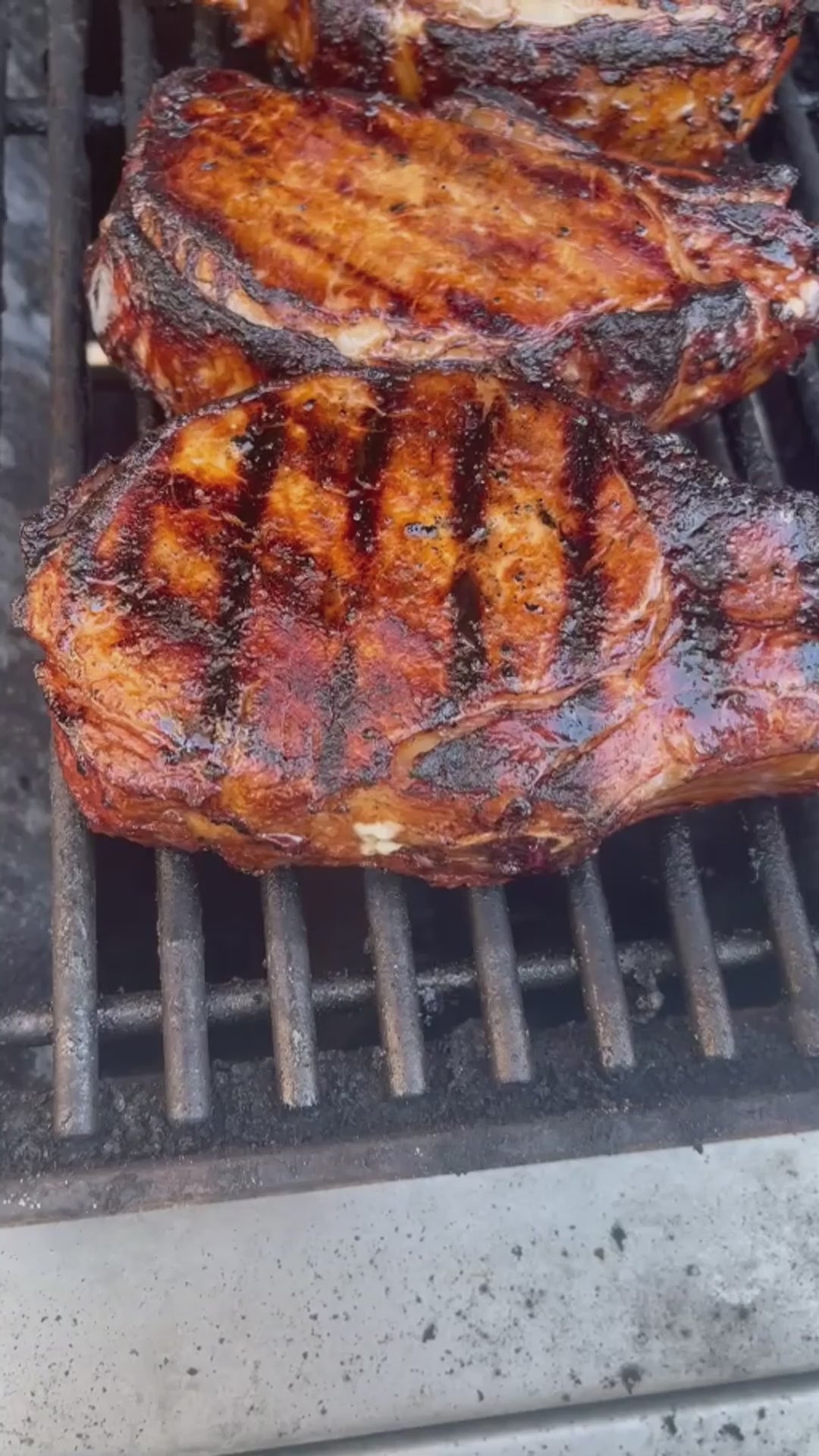 Double-Thick Duroc Cowboy Pork Chops